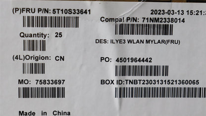 Lenovo WLAN Mylar C 82YA 5T10S33641