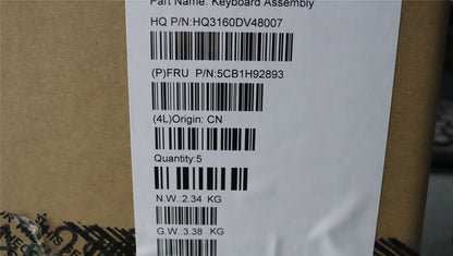 Lenovo IdeaPad 5 16IAH7 Palmrest Cover Touchpad Keyboard Italian 5CB1H92893