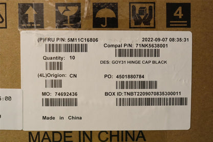 Lenovo MECH_ASM HINGE_CAP_BLACK, YTS660ITL 5M11C16806