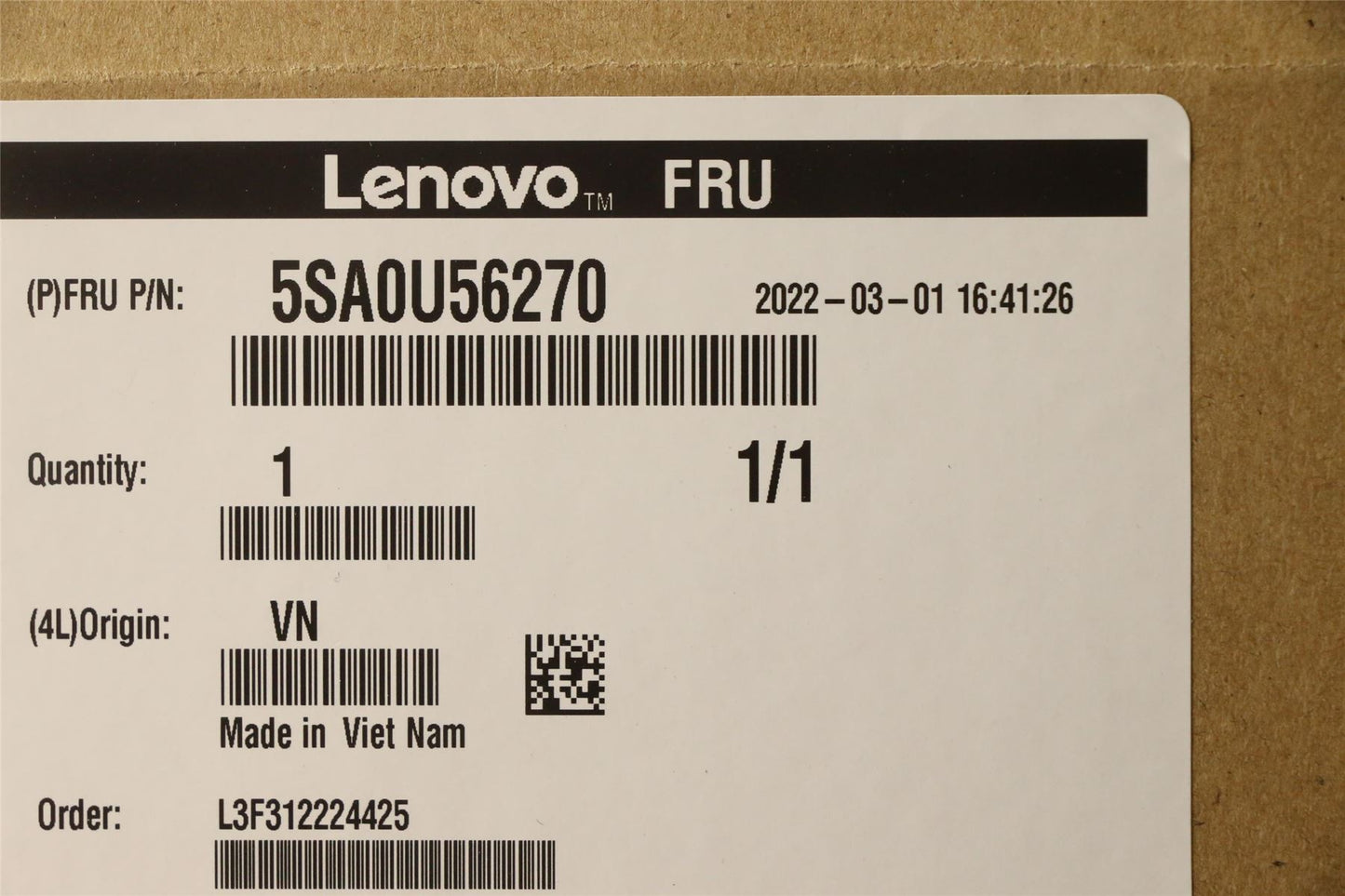 Lenovo SP Intel G6605 4.3GHz/2C/4M 58W 5SA0U56270