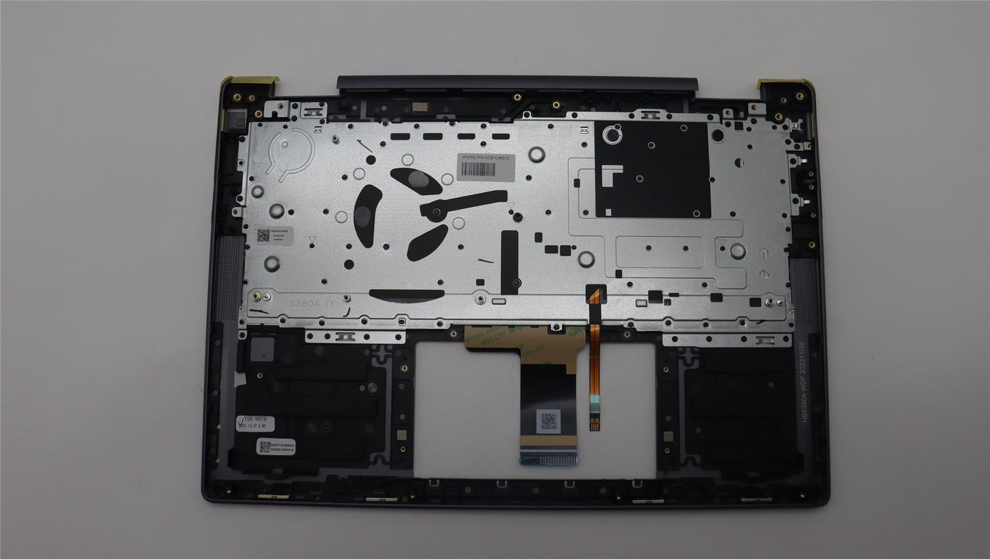 Lenovo Yoga 7 14ARP8 Keyboard Palmrest Top Cover Arabic Storm Grey 5CB1L48312
