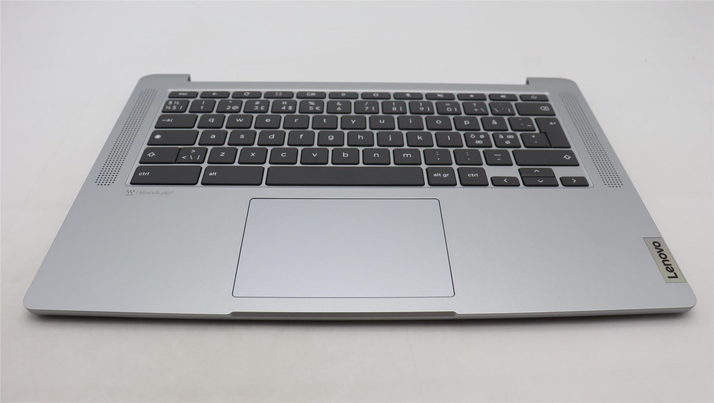 Lenovo Chrome IP 3 14M868 Palmrest Cover Touchpad Keyboard Nordic Silver 5CB1L30351