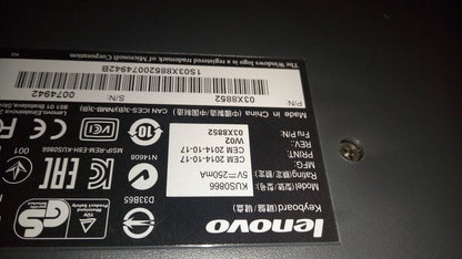 Lenovo ThinkStation P900 P500 P700 P300 P310 USB Wired Keyboard UK Black 03X7319