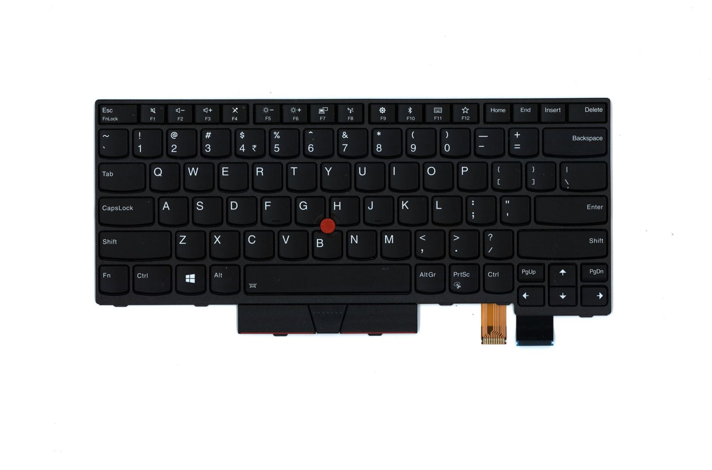 Lenovo ThinkPad T470 A475 Keyboard Indian Black Backlit 01AX523