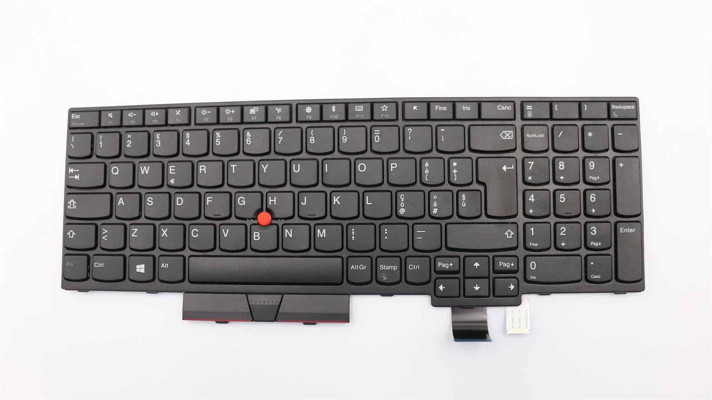 Lenovo ThinkPad T580 P52s Keyboard Italian Black 01HX156