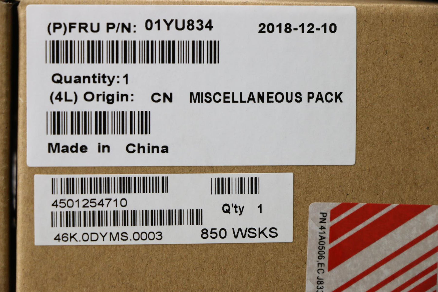 Lenovo 01YU834 MECHANICAL KIT DPY Misc
