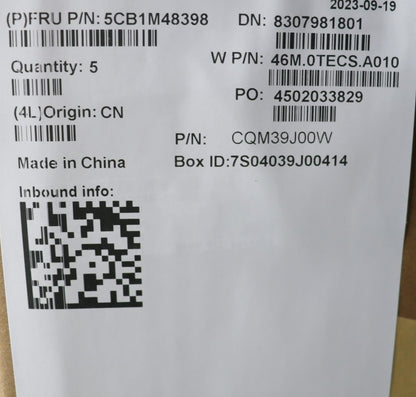 Lenovo COVER Upper Case ASM_EURO ENG W21KK AGBL 5CB1M48398