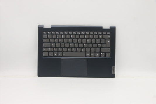 Lenovo Yoga 14s ITL Keyboard Palmrest Top Cover Nordic Blue Backlit 5CB1C92800