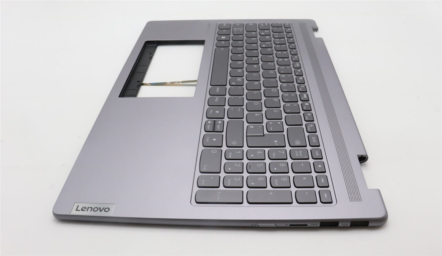 Lenovo Yoga 7 16IRL8 Keyboard Palmrest Top Cover German Arctic Grey 5CB1L37208