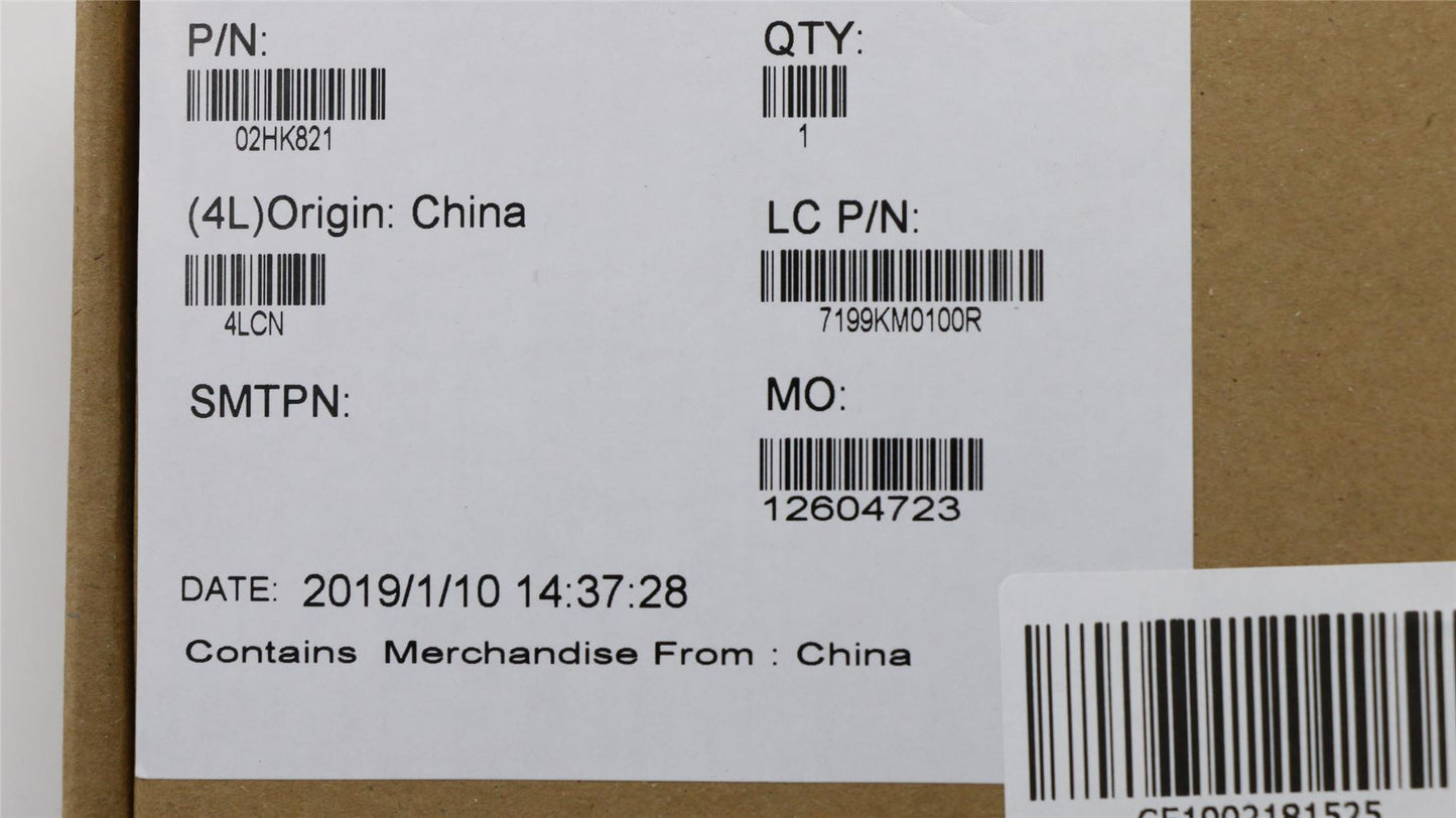 Lenovo LED IR Camera Cable,ICT 02HK821