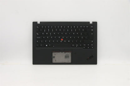 Lenovo Carbon X1 7th Keyboard Palmrest Top Cover Portuguese Black 5M10W85935