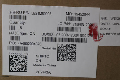 Lenovo L83D5WINR5 HPTHS RTX305016GRM O 5B21M80905