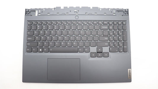 Lenovo 5 15ITH6 Palmrest Cover Touchpad Keyboard US White Backlit 5CB1D10664