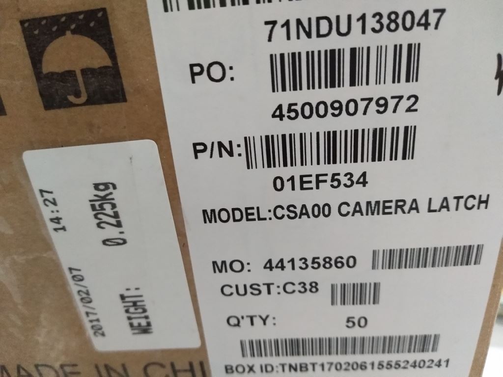 Lenovo MECHANICAL CSA00_CAMERA_LATCH 01EF534