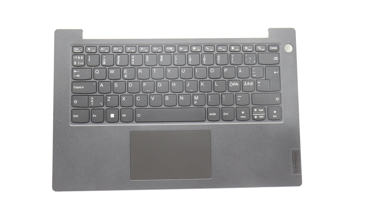 Lenovo K14 Keyboard Palmrest Top Cover Nordic Black 5M11G25931