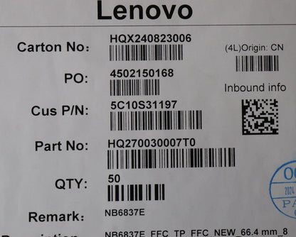 Lenovo TP Board H 83GH Cable 5C10S31197