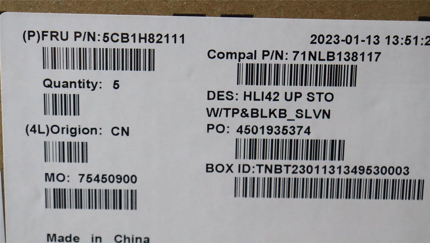 Lenovo IdeaPad 5 14IAP7 5 14ARH7 Palmrest Cover Touchpad Keyboard 5CB1H82111