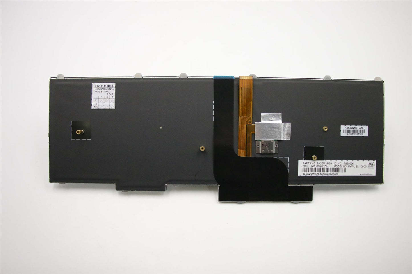 Lenovo ThinkPad P51 P71 Keyboard Czech Black 01HW290
