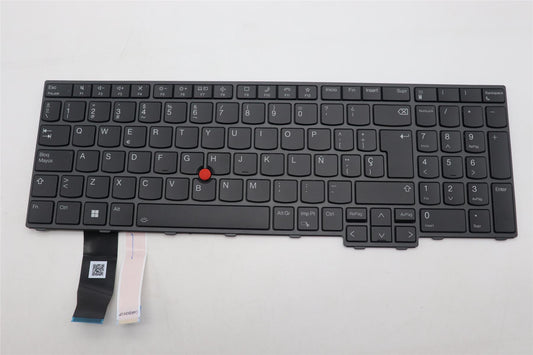 Lenovo ThinkPad L15 4 P16s 2 P16v 1 T16 2 Tastatur Spanisch Schwarz 5N21K05087