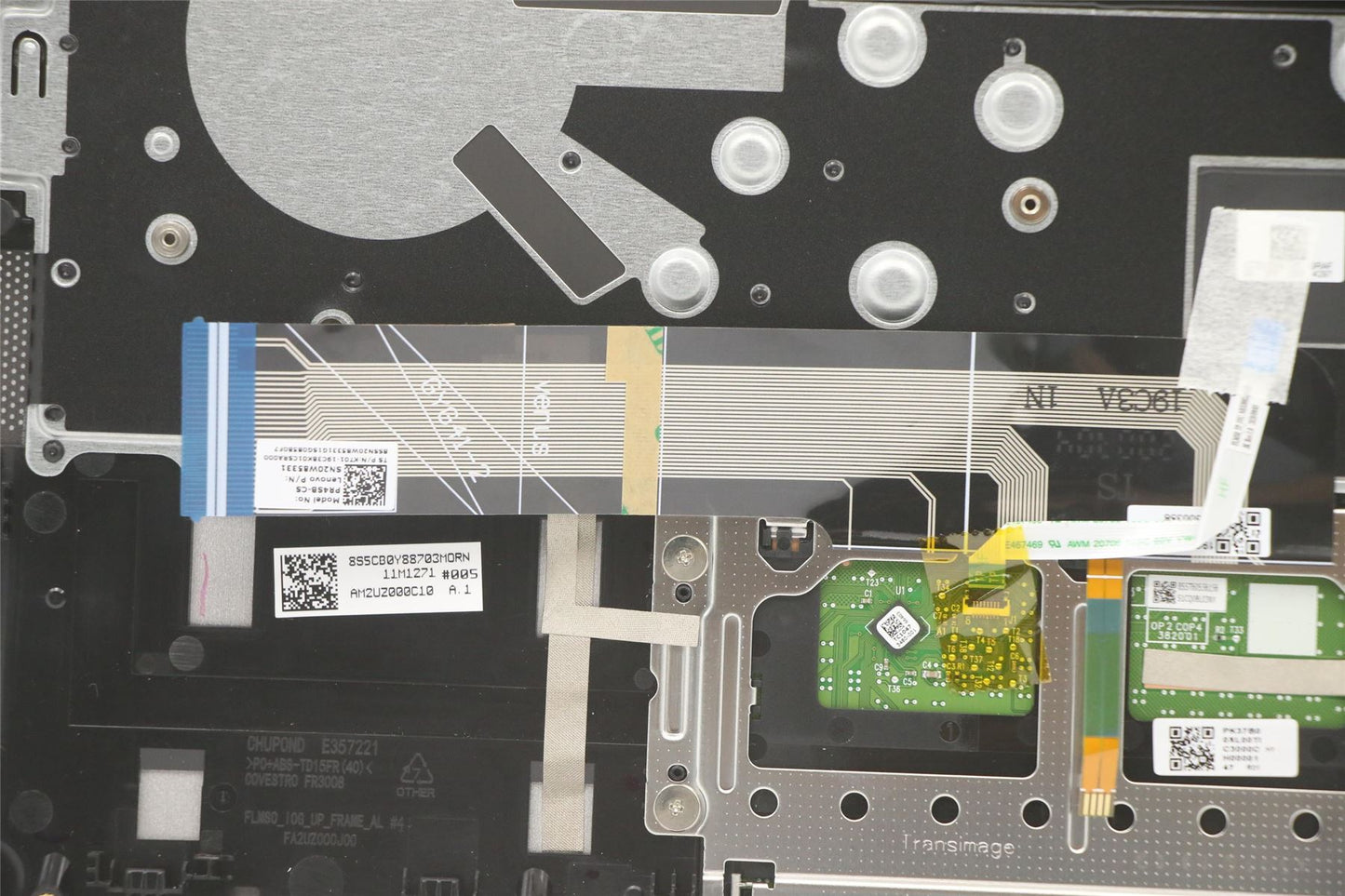 Lenovo IdeaPad 5-14ITL05 Palmrest Cover Touchpad Keyboard Grey 5CB1A14005