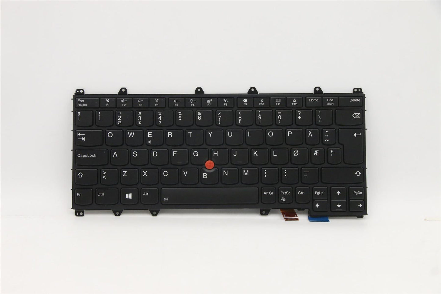 Lenovo Yoga X380 Keyboard Nordic Black Backlit 01HW635