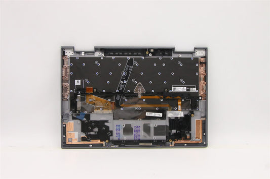 Lenovo Yoga X1 6th Keyboard Palmrest Top Cover Norwegian Grey 5M11C41005