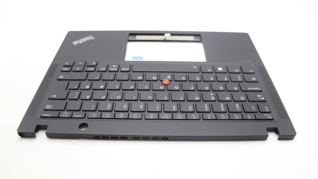 Lenovo ThinkPad X13 Gen 4 Keyboard Palmrest Top Cover Danish Black 5M11L86132