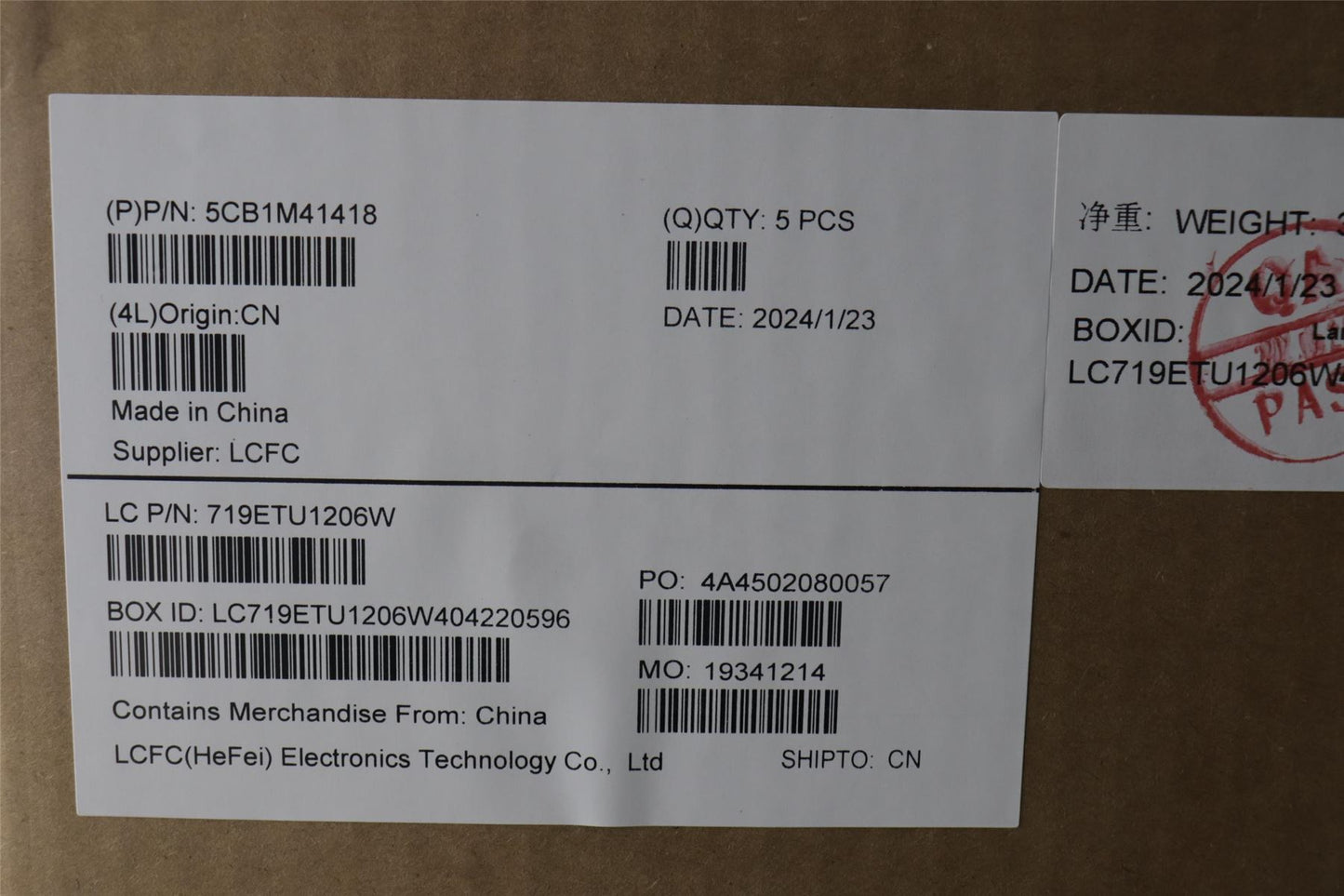 Lenovo IdeaPad 3 15IAH8 Palmrest Cover Touchpad Keyboard US Europe 5CB1M41418
