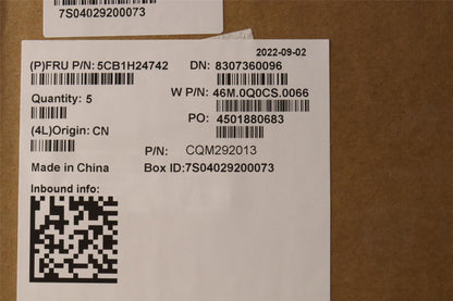 Lenovo ThinkBook 13x G2 IAP Keyboard Palmrest Top Cover US Black 5CB1H24742