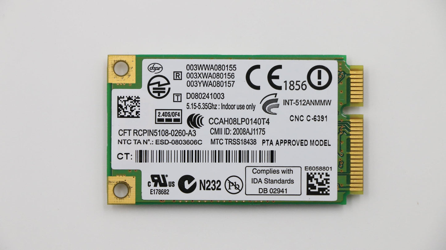 Lenovo FRU 5100 WiFi WLAN Board 43Y6493
