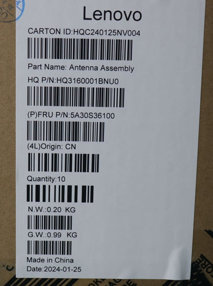 Lenovo Antenna H 83DS_L+R 5A30S36100