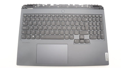 Lenovo Legion 7 16IRX8 Palmrest Cover Touchpad Keyboard Switzerland 5CB1L39268
