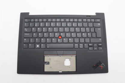 Lenovo ThinkPad X1 11th Gen Keyboard Palmrest Top Cover Danish Black 5M11H62604