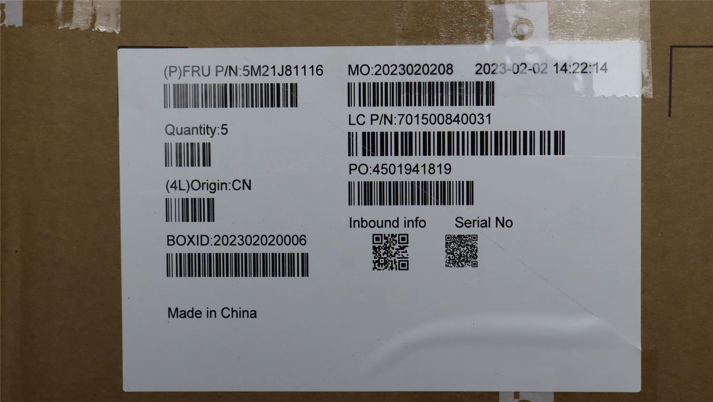 Lenovo Smart One_Top_Frame 5M21J81116
