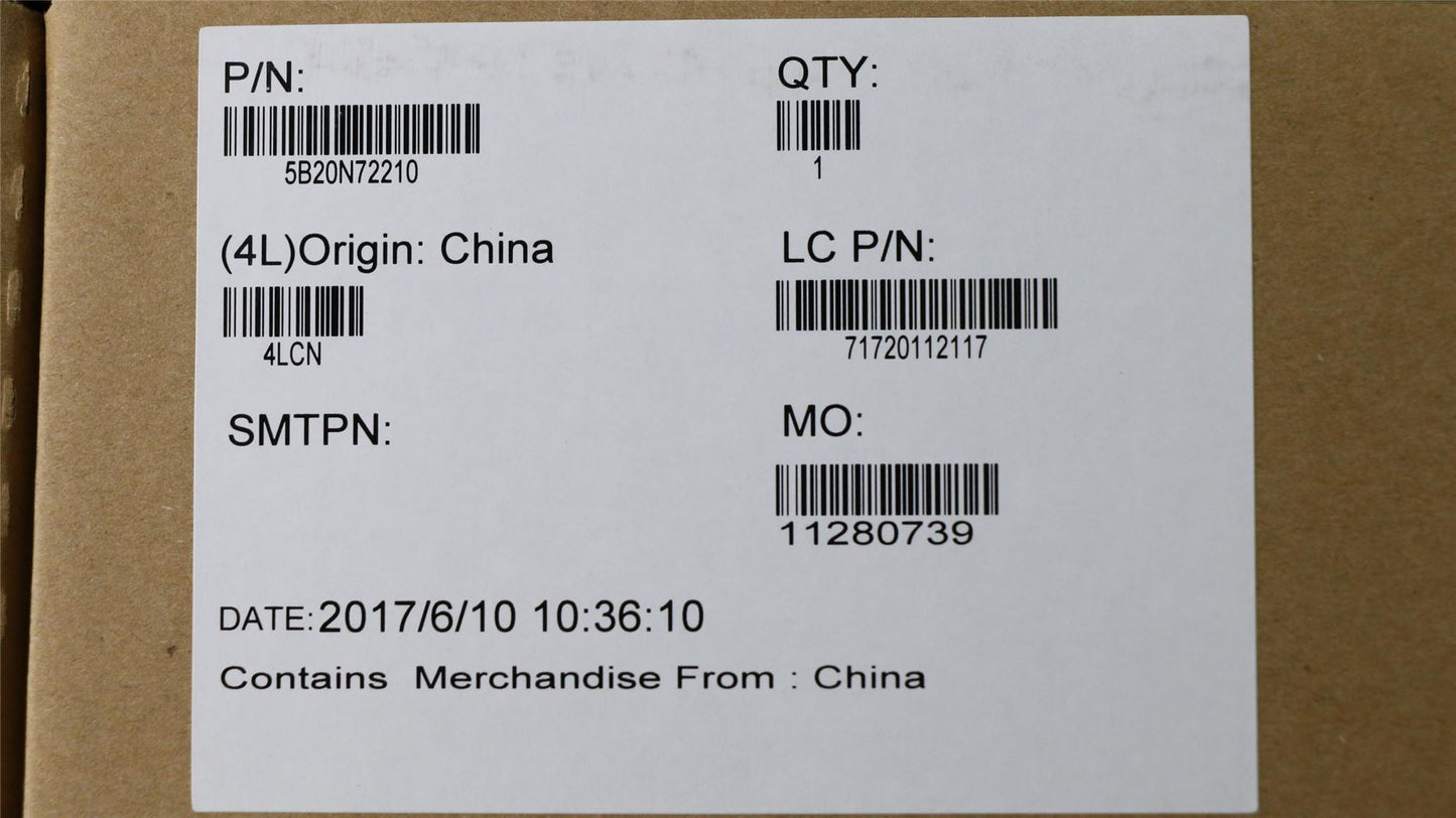 Lenovo 5B20N72210 MBL80TVI77500UN16VGMV2G4GRTCWIN