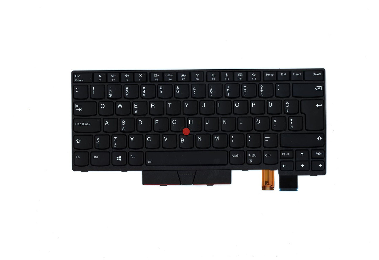 Lenovo ThinkPad T480 A485 Keyboard Estonian Black Backlit 01HX455