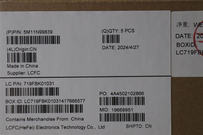 Lenovo MECH_ASM FRU KBD CCV ENG BL (PMX) US BK 5M11N99841