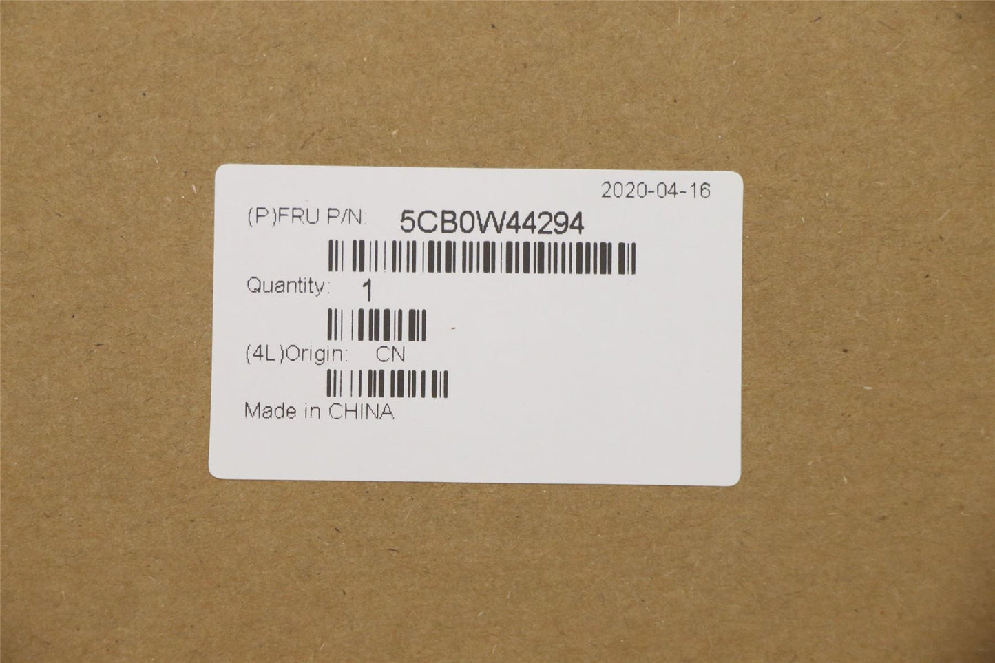 Lenovo ThinkBook 13s-IML Keyboard Palmrest Top Cover US International 5CB0W44294