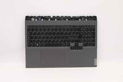 Lenovo Legion 5 16ACH6H Palmrest Cover Touchpad Keyboard Italian Grey 5CB1C14897