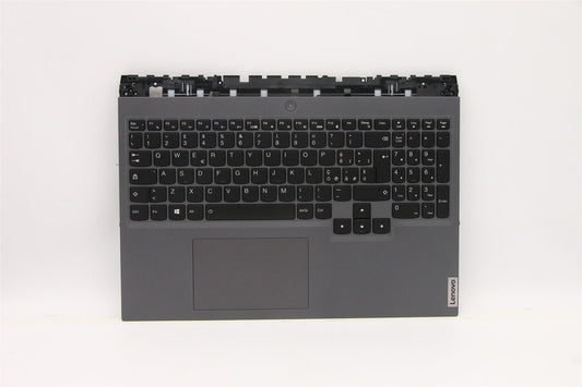 Lenovo Legion 5 16ACH6H Palmrest Cover Touchpad Keyboard Italian Grey 5CB1C14897