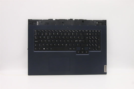 Lenovo Legion 5 17ITH6 Palmrest Cover Touchpad Keyboard Nordic Blue 5CB1D20065