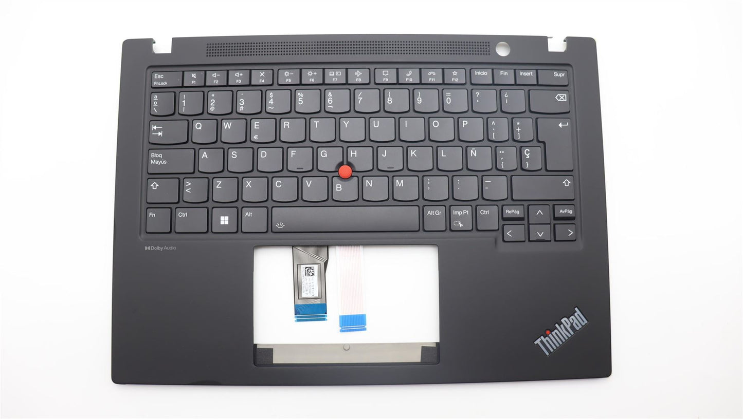 Lenovo ThinkPad T14s Gen 4 Palmrest Cover Keyboard Spanish Black 5M11L92912
