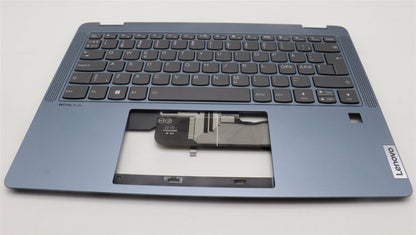 Lenovo IdeaPad 5 14ABR8 Keyboard Palmrest Top Cover Nordic Silver 5CB1K20868