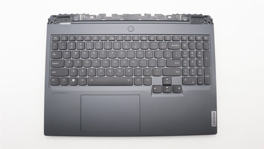 Lenovo Legion 7 16IRX8H Palmrest Cover Touchpad Keyboard US Grey 5CB1L09901