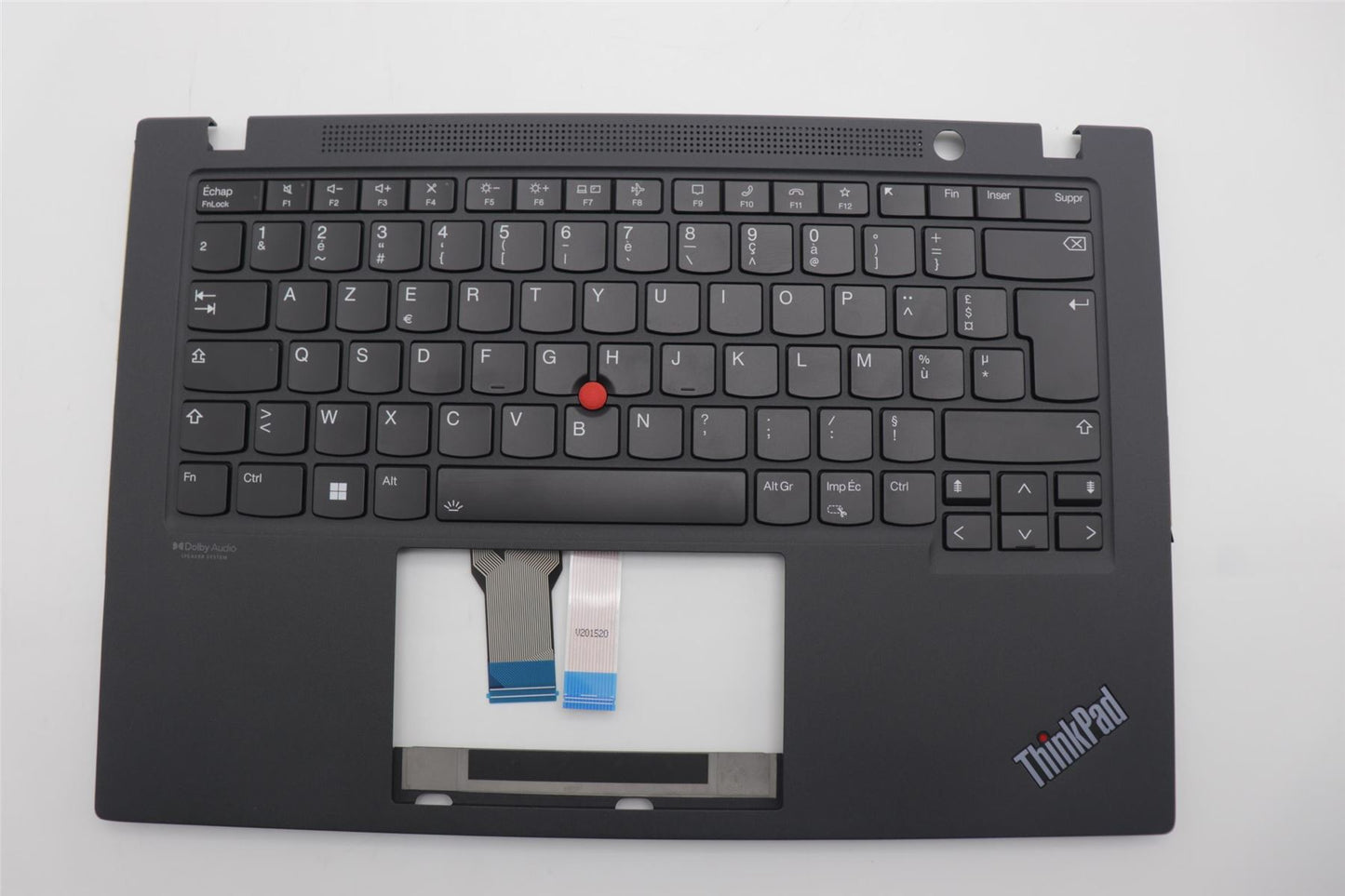 Lenovo ThinkPad T14s Gen 2 Keyboard Palmrest Top Cover French Black 5M11F25213