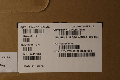 Lenovo IdeaPad 5 14IAP7 5 14ARH7 Palmrest Cover Touchpad Keyboard 5CB1H81623