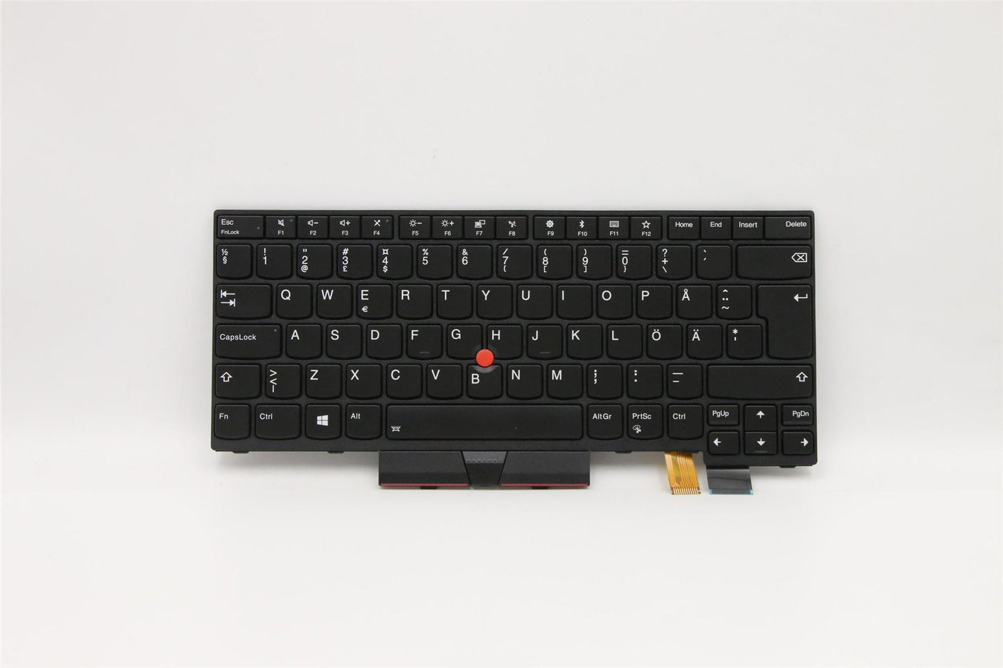 Lenovo ThinkPad T480 A485 Keyboard Swedish Black Backlit 01HX444