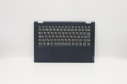 Lenovo IdeaPad C340-14IWL Keyboard Palmrest Top Cover Czech Blue 5CB0U42422