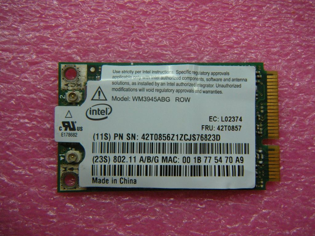 Lenovo FRU Golan WiFi WLAN Board 42T0857