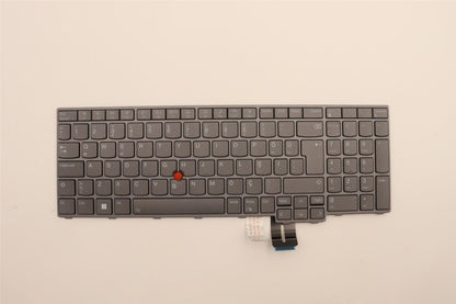 Lenovo ThinkPad P16 Gen 1 P16 Gen 2 Keyboard Turkish Black 5N21F39380